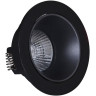 Встраиваемый светильник Reluce 16085-9.0-001PT MR16 BK+DARK GR