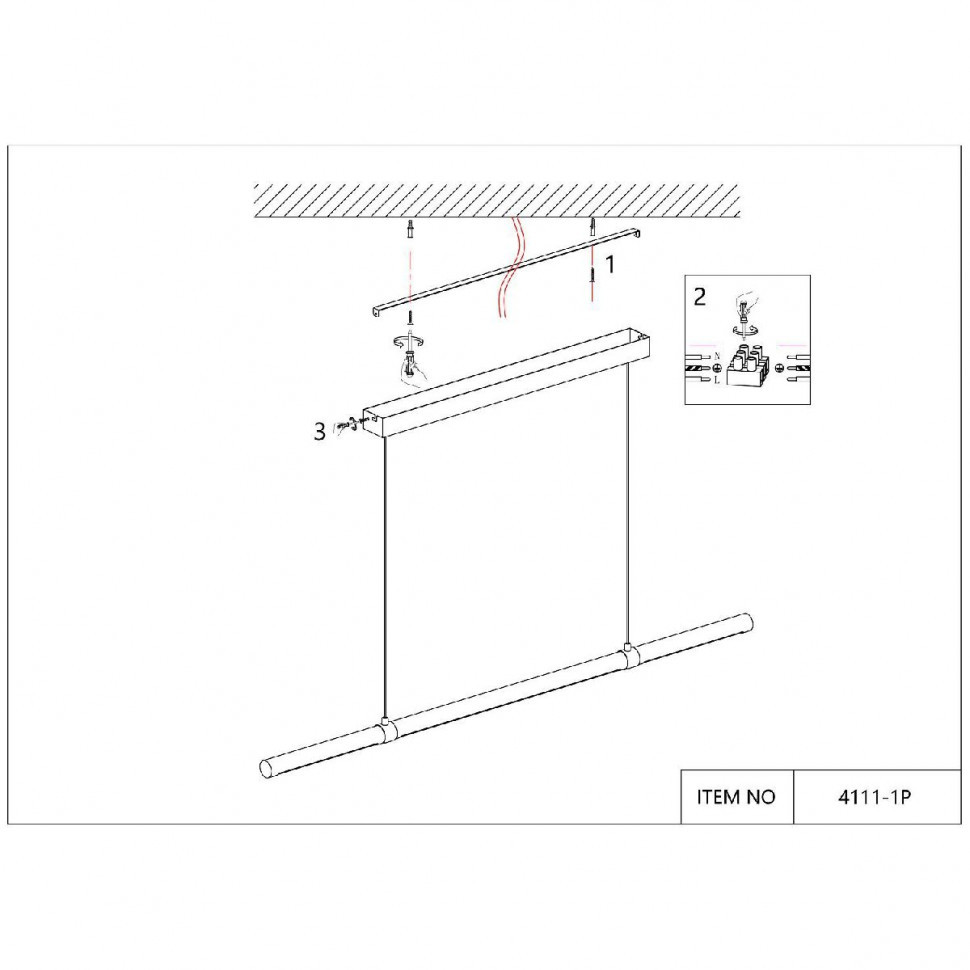 Подвесной светильник Favourite Cuero 4111-1P