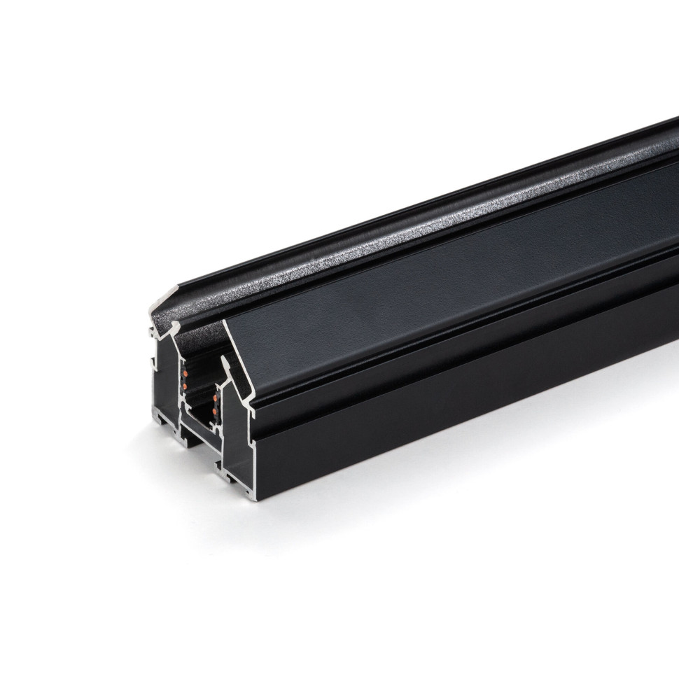 Шинопровод в натяжной потолок черный 2 м Slim Magnetic 85123/00