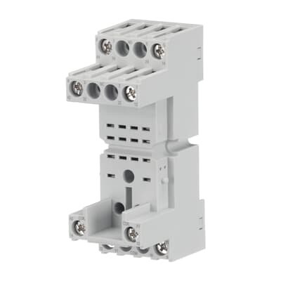 Цоколь CR-M2SS (стандартный) для реле CR-M 2ПК ABB 1SVR405651R1000