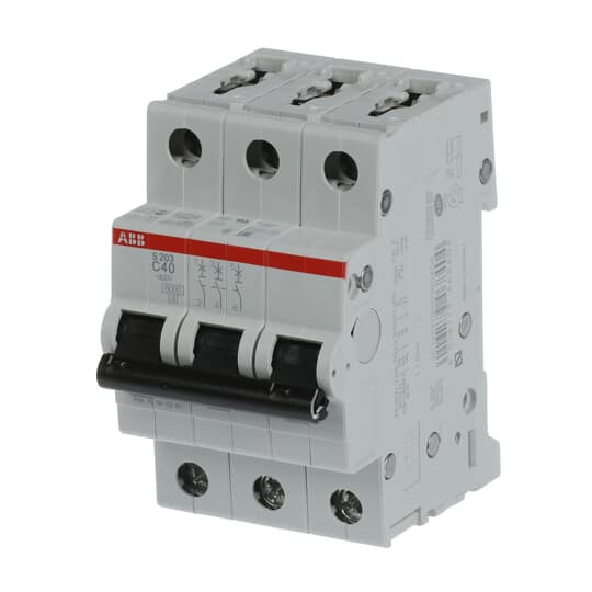 Автоматический выключатель ABB S203-C40 3P 40А 6kA (2CDS253001R0404)
