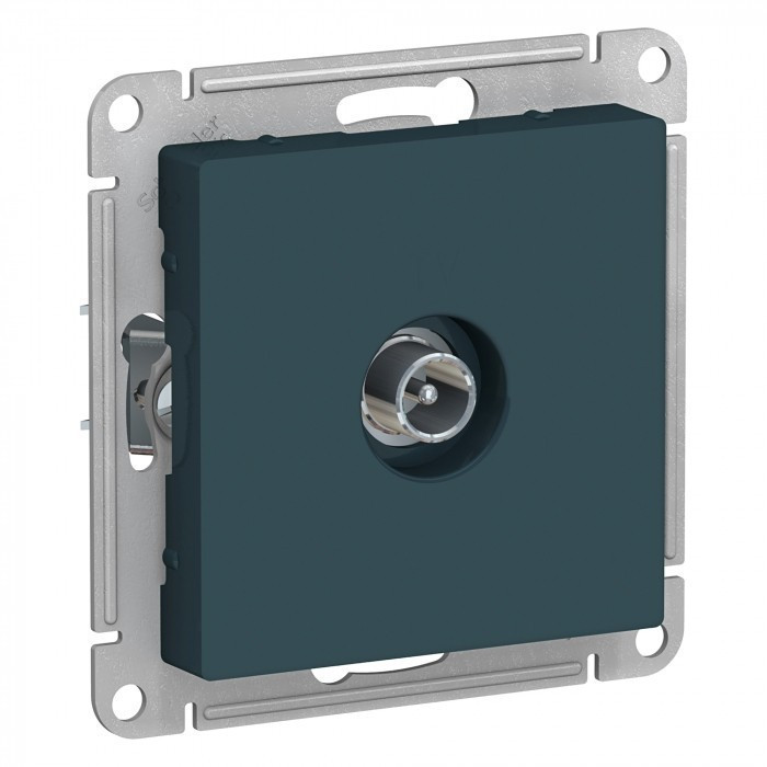 Розетка TV Schneider Electric Atlas Design изумруд ATN000893