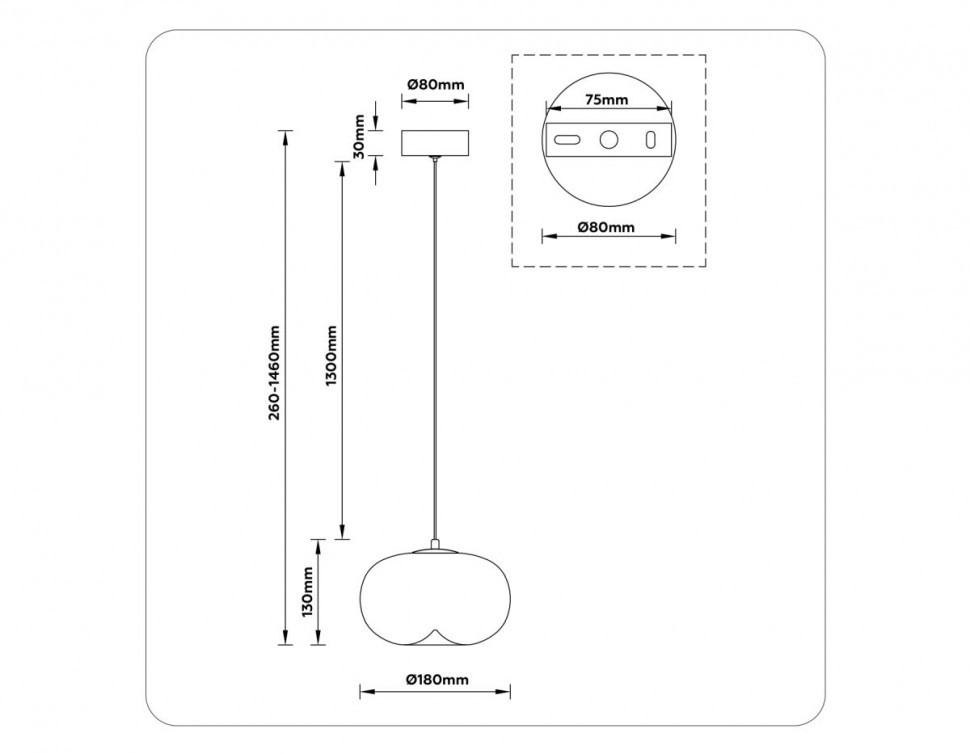 Подвесной светильник Ambrella Light High Light Modern LH11083