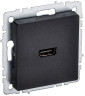 BRITE Розетка HDMI РHDMI-0-БрЧ черный IEK
