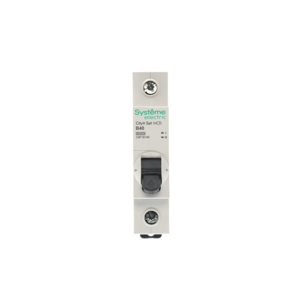 Автоматический выключатель (АВ) B 40А 1P 6kA 230В Systeme Electric City9 Set C9F16140