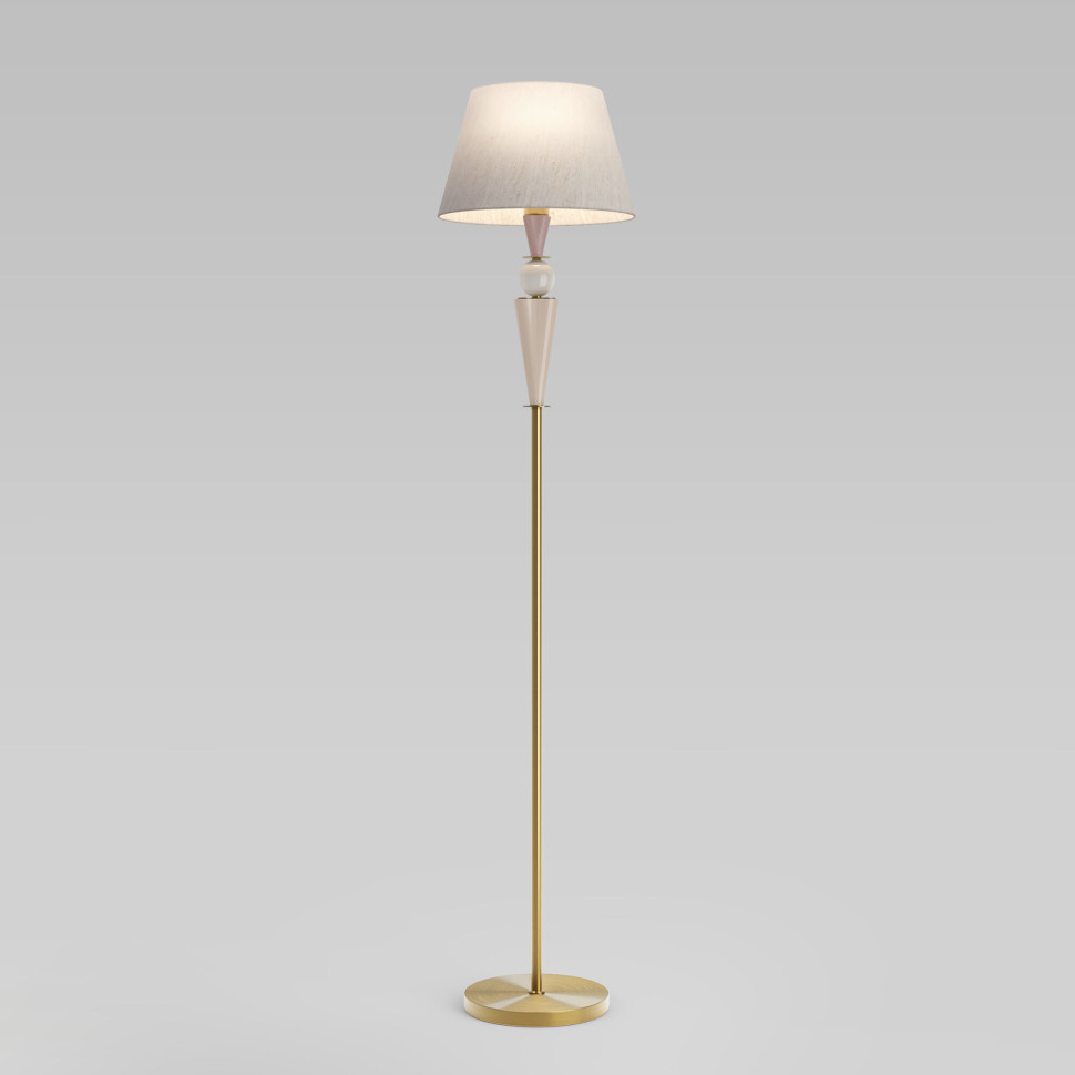 Торшер с декором из керамики 109014