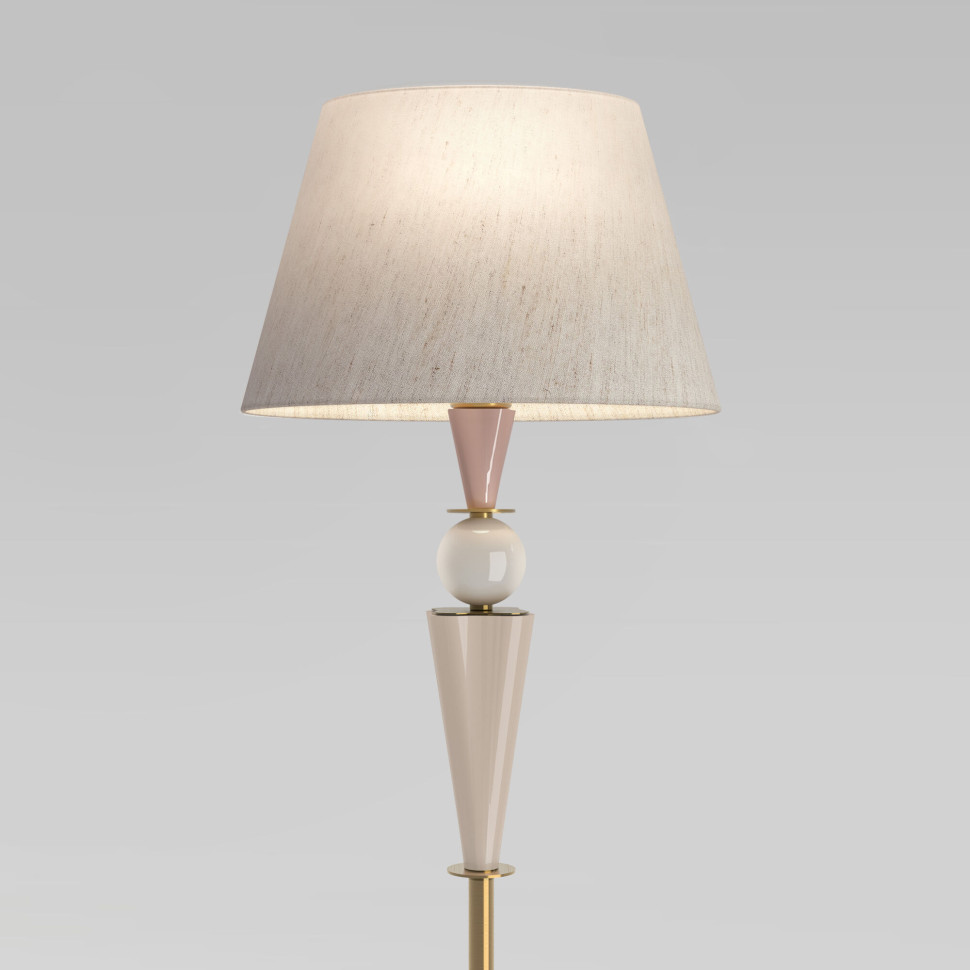 Торшер с декором из керамики 109014