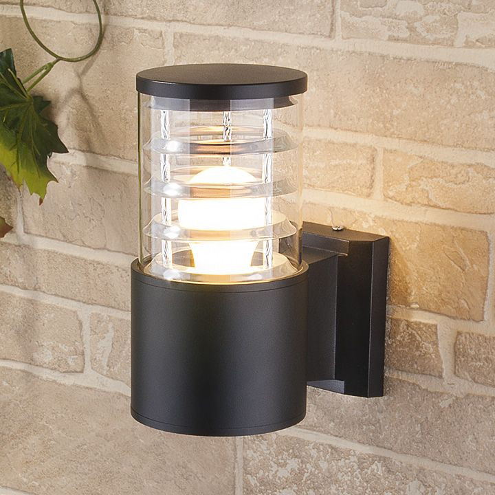 Настенный уличный светильник 1408 Techno черный IP54 1408 Techno черный