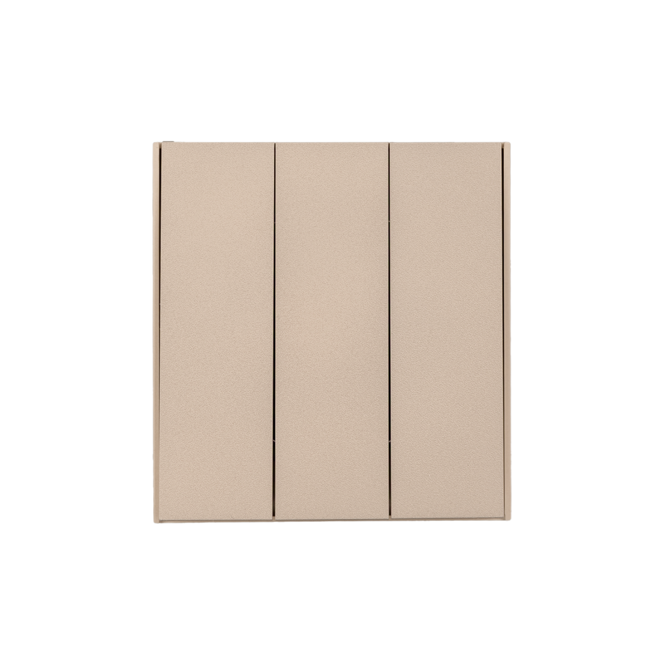 KRANZ Выключатель STRONG 3 кл 10А с/у шелк KR-78-0707-8