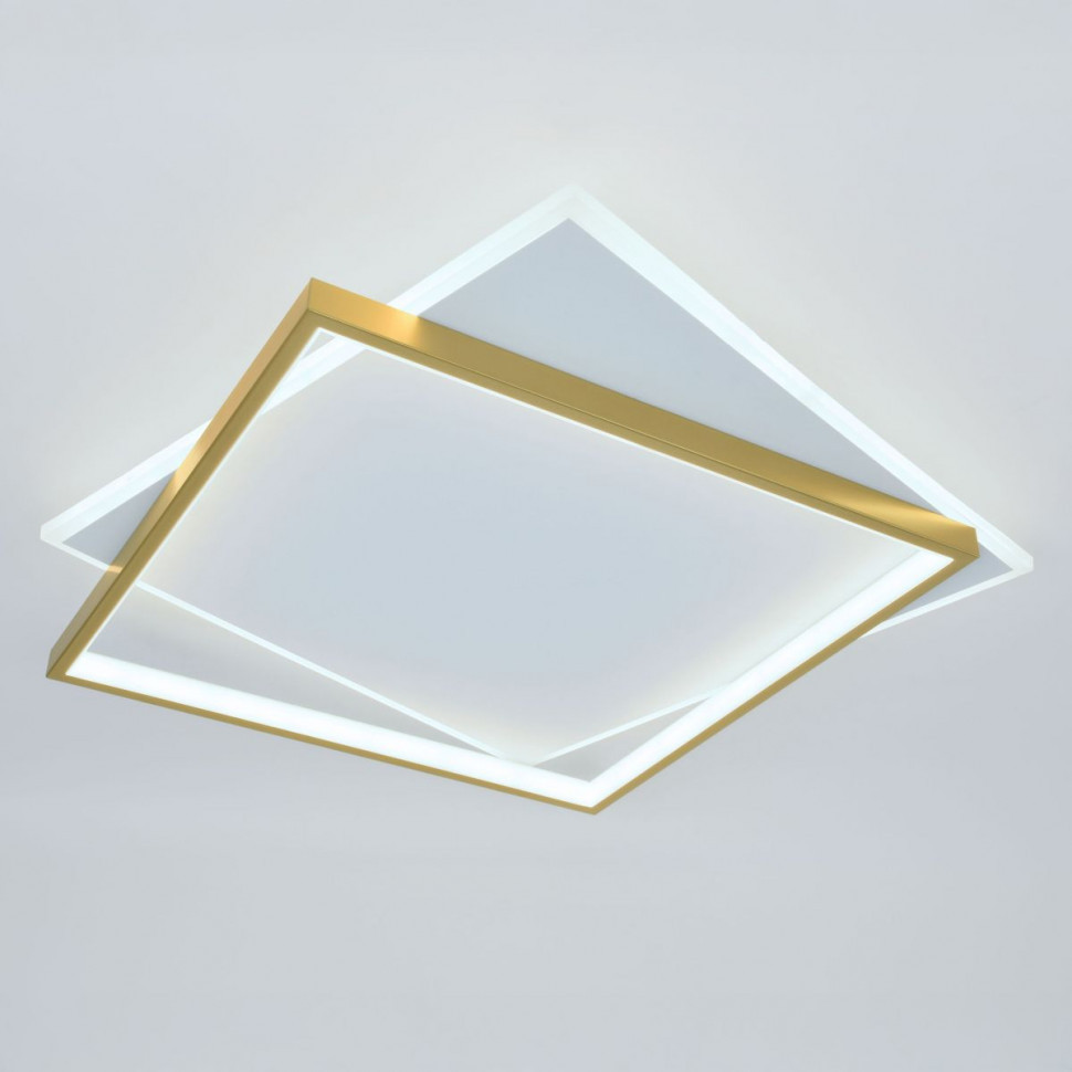 Потолочный светильник Эра Модерн Lima CLL-1-82 3K-6,5K RC WH+GD