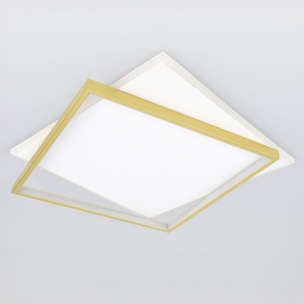 Потолочный светильник Эра Модерн Lima CLL-1-82 3K-6,5K RC WH+GD