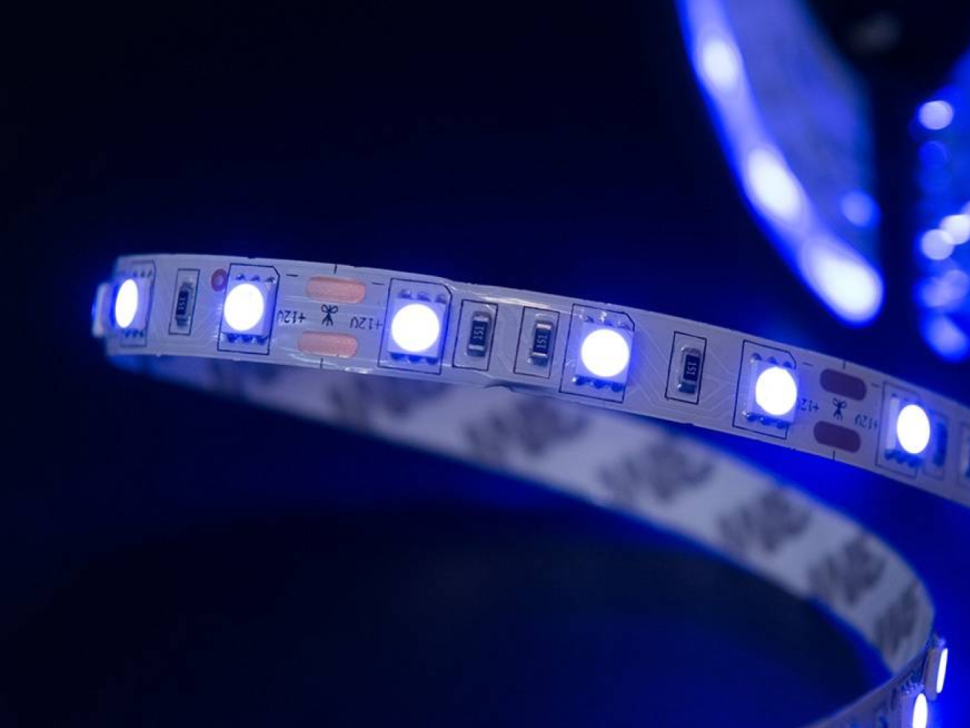  SWG Standard Светодиодная лента  5050, 60 LED/м, 14,4 Вт/м, 12В , IP20, Цвет: Синий, SWG560-12-14.4-B-M