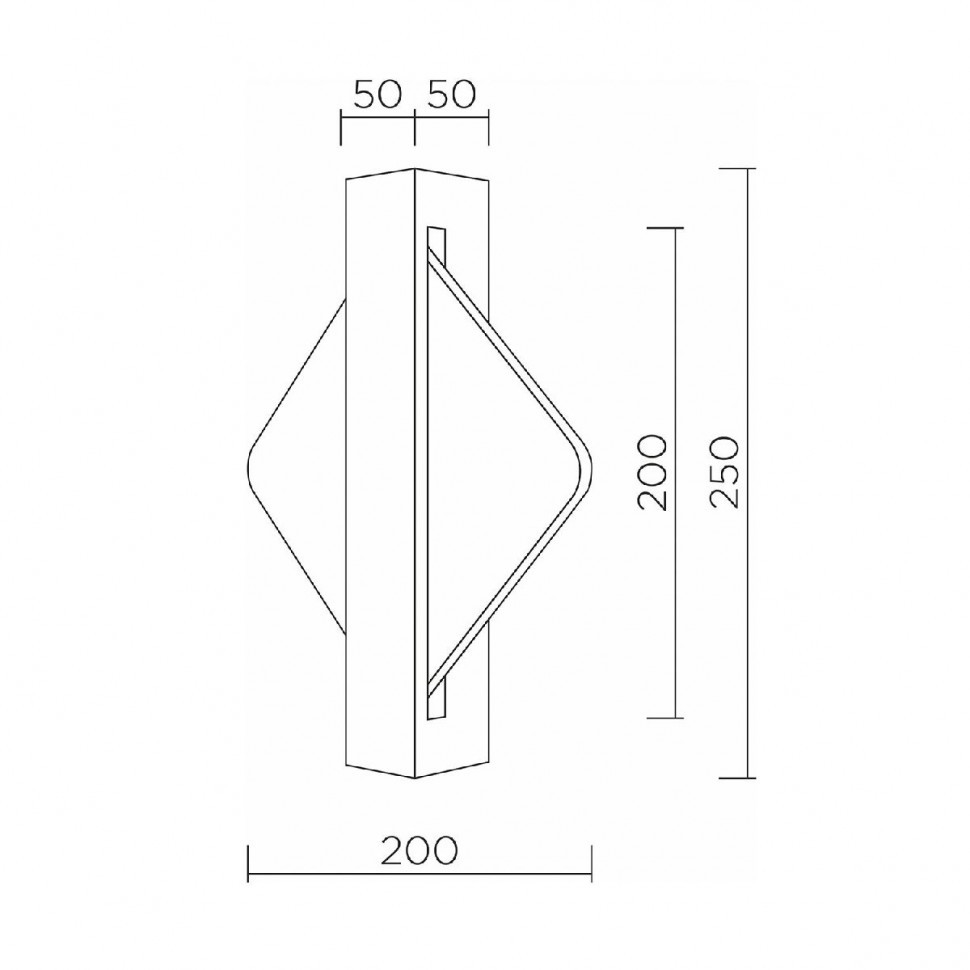 Настенный светильник LED4U L7367-2 BS