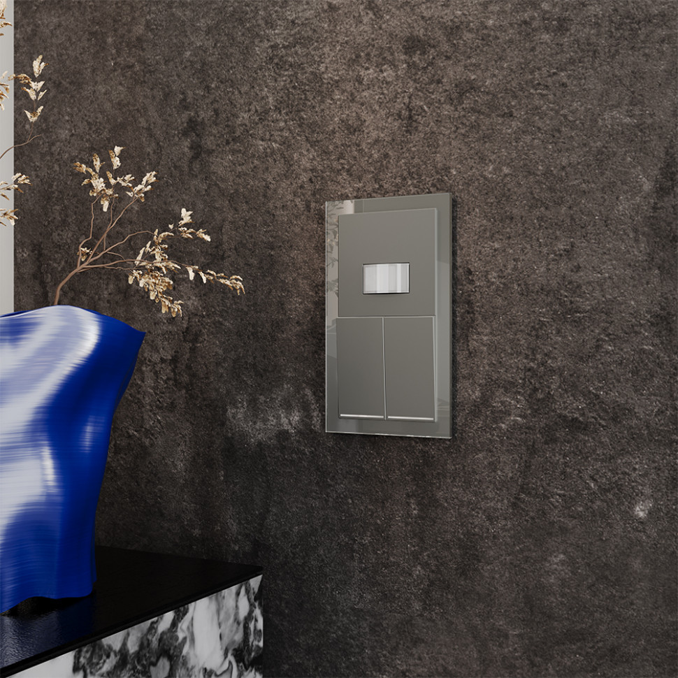 Датчик движения встраиваемый VOLTUM S70, (титан)