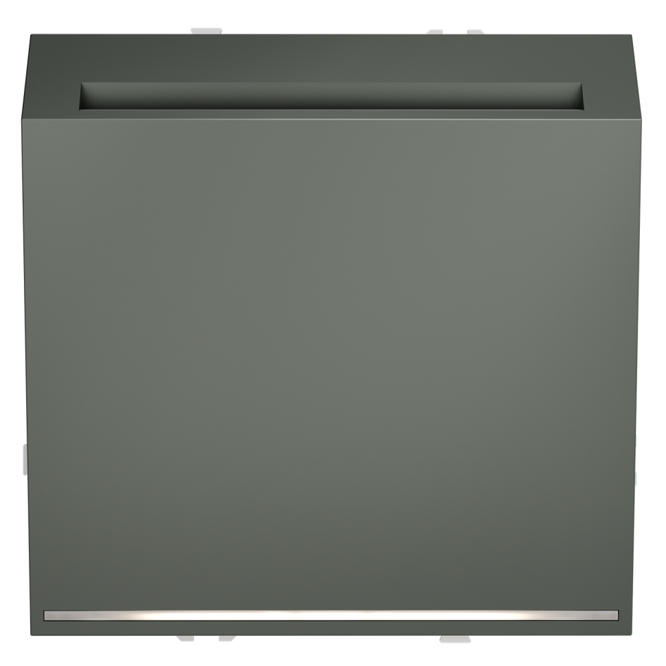 Выключатель встраиваемый VOLTUM S70 карточный 16А, (титан)