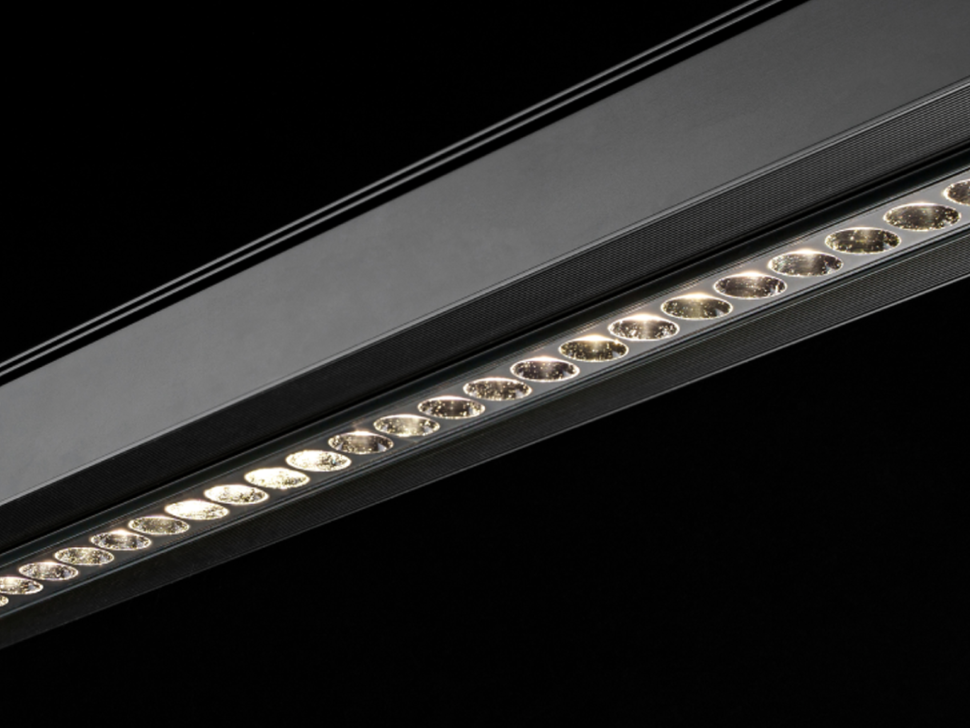  LUMKER Светильник линейный дарклайт, серия SY-LINK, Черный, 18Вт, IP20, Нейтральный белый (4000К), SY-LINK-435-BL-18-NW