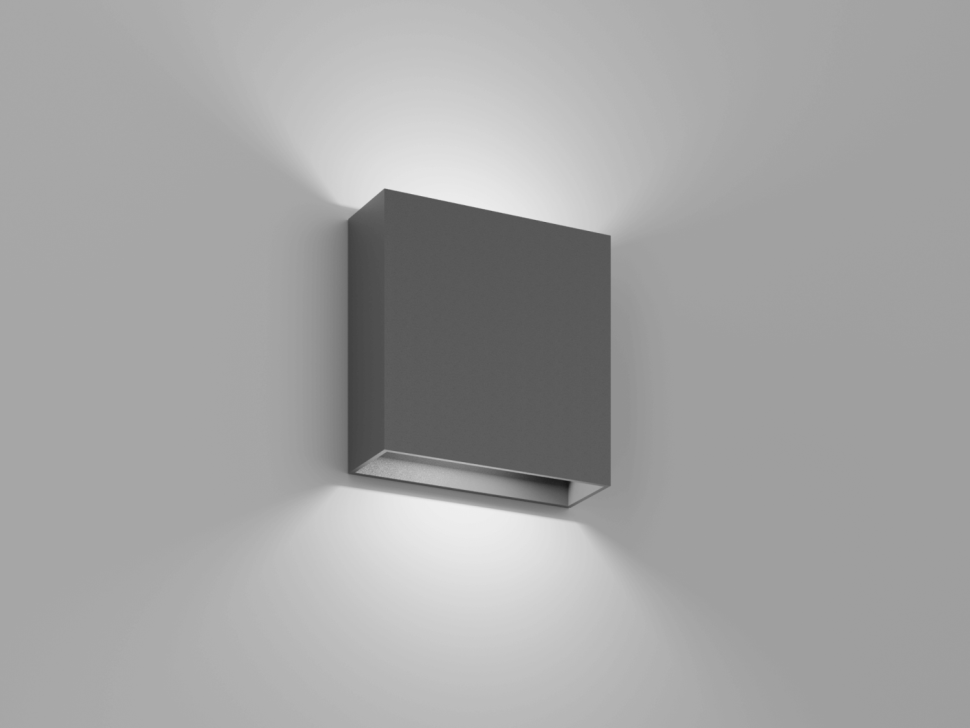  LUMKER Декоративная накладка настенного светильника Форма 150x50x150 мм, GW-LVC150-GR