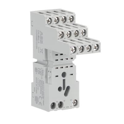 Цоколь CR-M4LS (логический) для реле CR-M 2/4ПК ABB 1SVR405651R3100