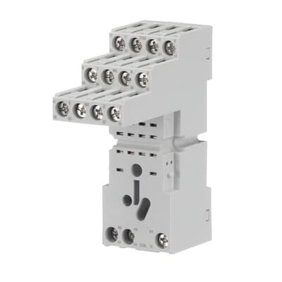 Цоколь CR-M4LS (логический) для реле CR-M 2/4ПК ABB 1SVR405651R3100