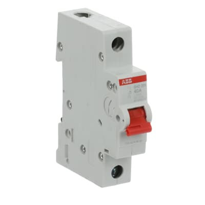 Рубильник ABB SHD201/40 AC/DC 1P 40A 10кА 2CDD271111R0040