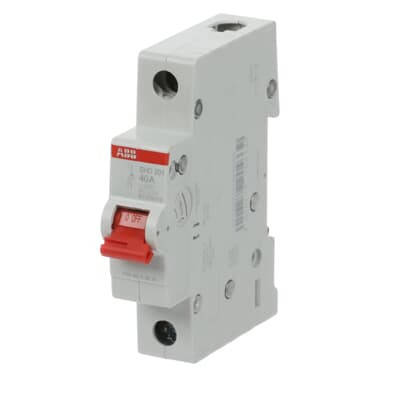 Рубильник ABB SHD201/40 AC/DC 1P 40A 10кА 2CDD271111R0040