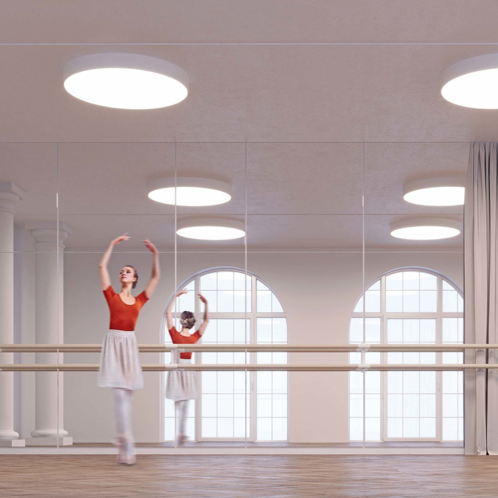 Потолочный светильник Arlight SP-PLATO-R1000-115W Day4000 (WH, 120 deg, 230V) 038924