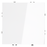 Выключатель с самовозвратом встраиваемый VOLTUM S70 одноклавишный 10А, (белый глянцевый) VLS010601