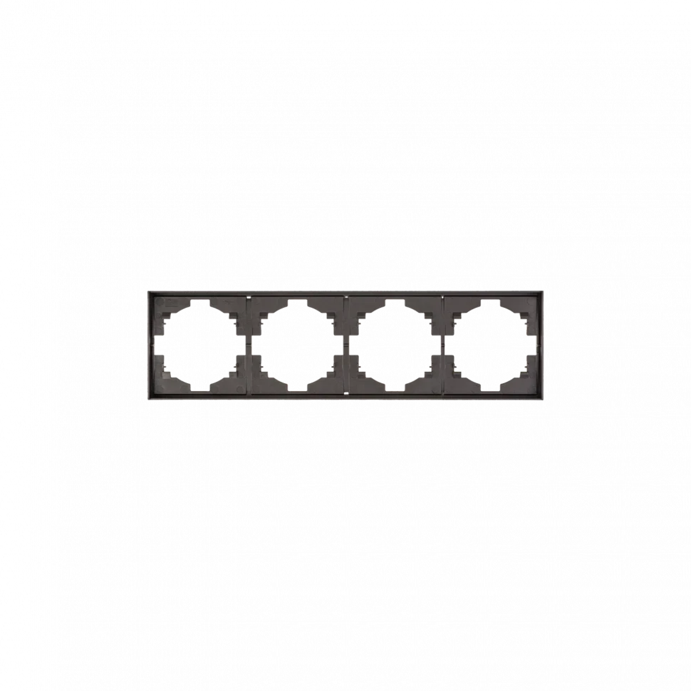 KRANZ Рамка STRONG 4-постовая графит KR-78-0754-6