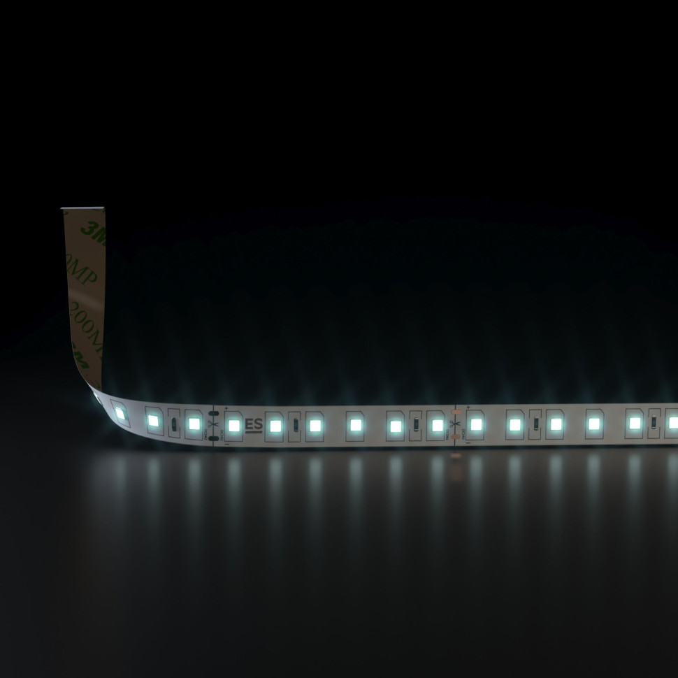Светодиодная лента 24 В 9,6 Вт/м 120 Led/м 2835 IP20, холодный белый 6500K, 5 м Лента светодиодная 24V 9,6W 120Led 2835 IP20 холодный белый, 5м