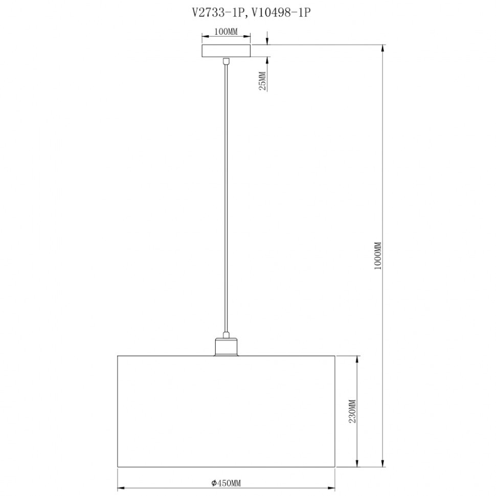 Подвесной светильник Moderli Massa V10498-1P