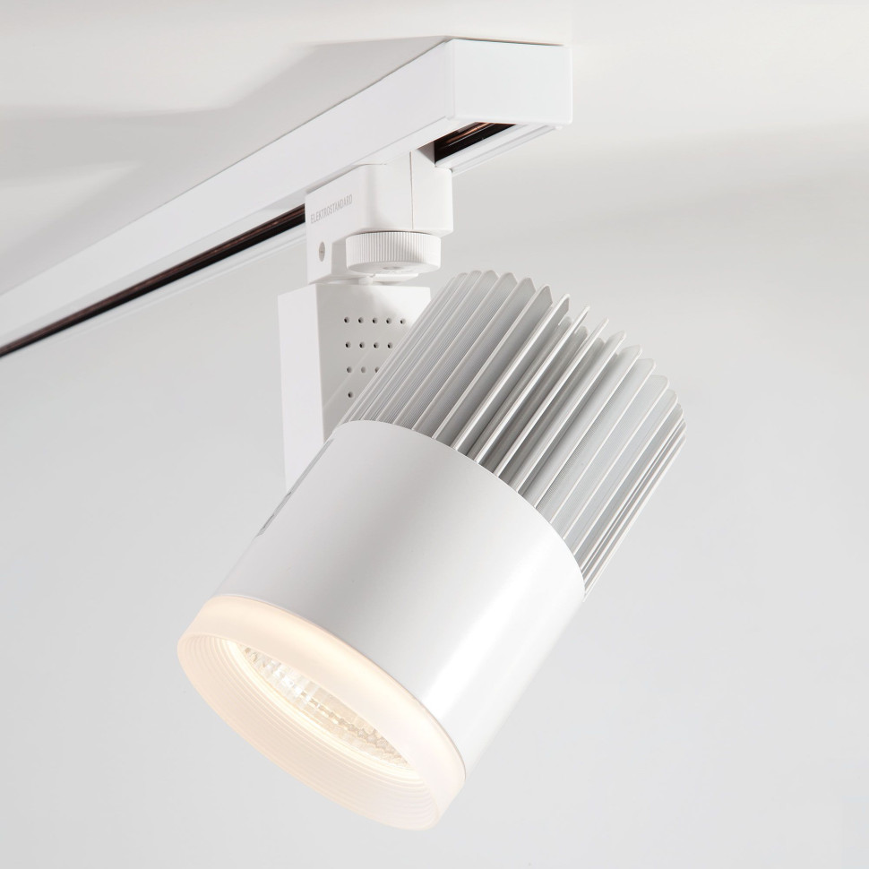 Трековый светодиодный светильник для однофазного шинопровода Accord белый 20W 4200K (1 шт.) LTB17