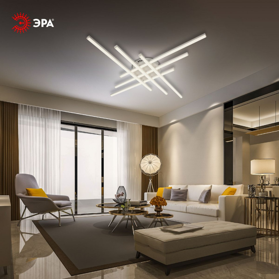 Потолочный светильник Эра Модерн Nora CLL-1-109W 3K-6,5K RC WH