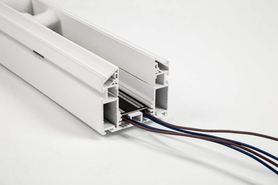  SWG PRO Трек SY низковольтный встраиваемый в натяжной потолок без провода питания, белый, SY-601201-CL-2-WH