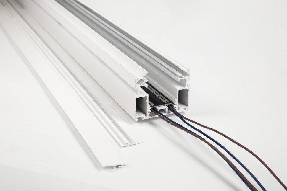  SWG PRO Трек SY низковольтный встраиваемый в натяжной потолок без провода питания, белый, SY-601201-CL-2-WH