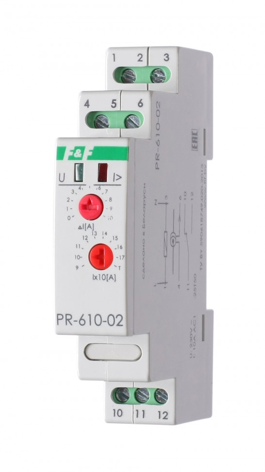 Реле тока для систем автоматики PR-610-02