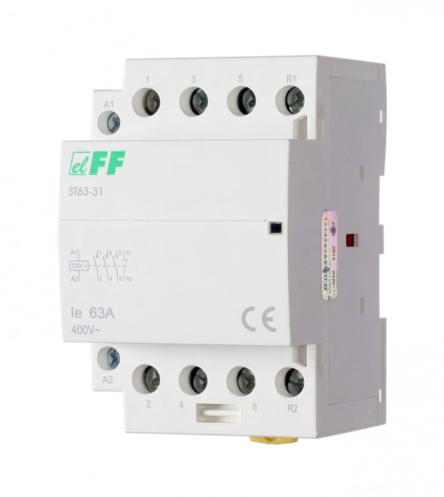 Контактор модульный (Ампер-63 / Волт-230 АС / Контакт-3NO+1NC) ST63-31