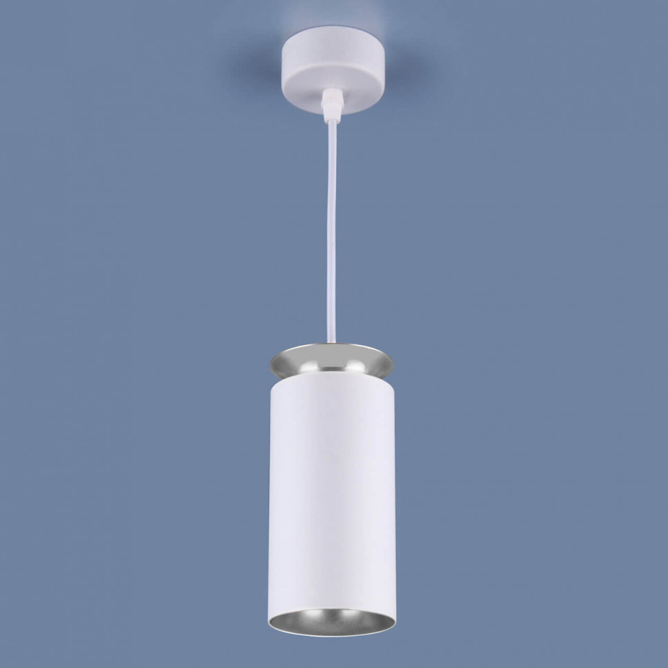 Подвесной светодиодный светильник Elektrostandard DLS021 9+4W 4200К белый матовый/серебро 4690389144288