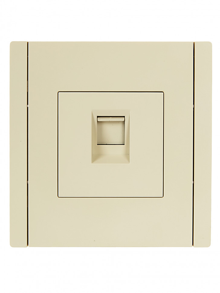 FORTE&PIANO Розетка компьютерная RJ45 кат.6 FP431 ваниль IEK
