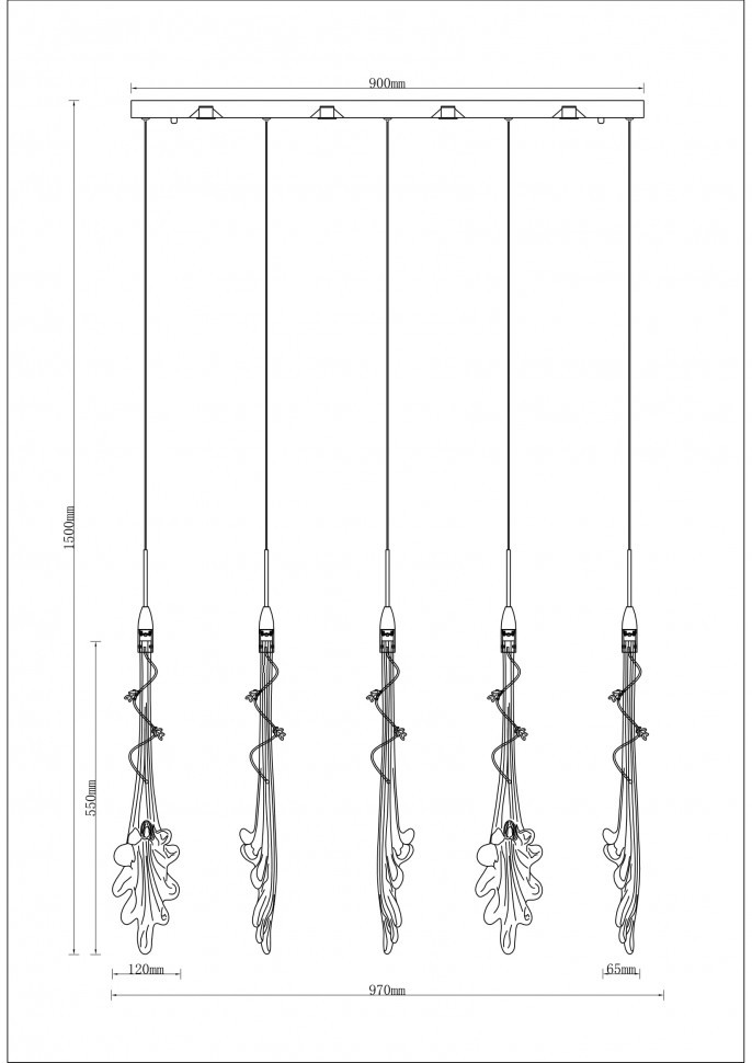 Подвесной светильник Moderli Melburn V9021-PL