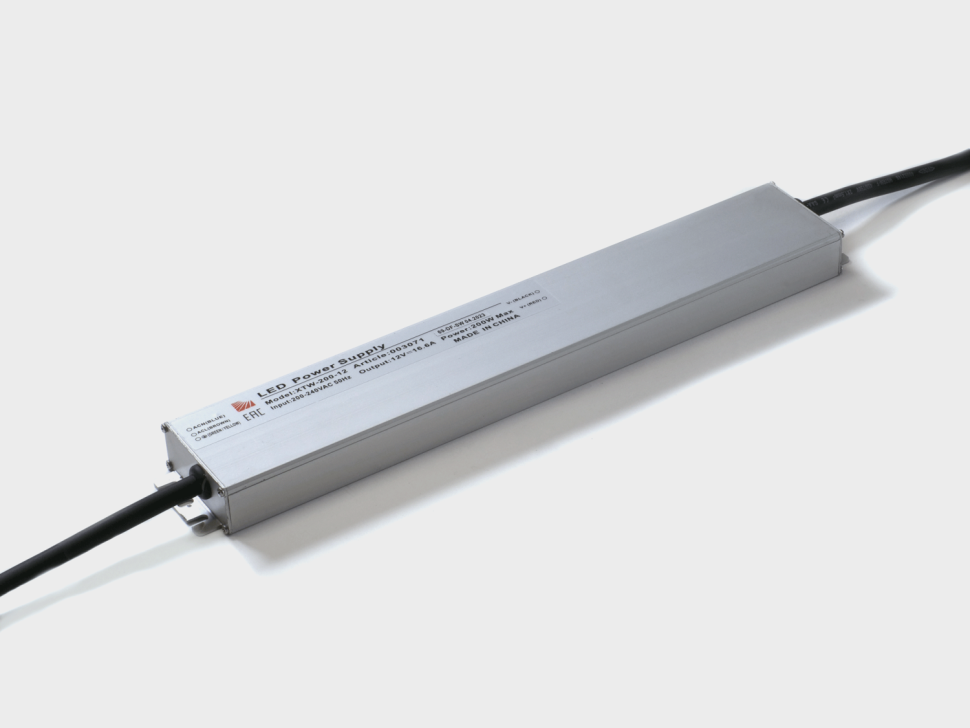  SWG Standard Ультратонкий блок питания для светодиодных лент в металлическом корпусе, IP67, 200W, 12V, XTW-200-12