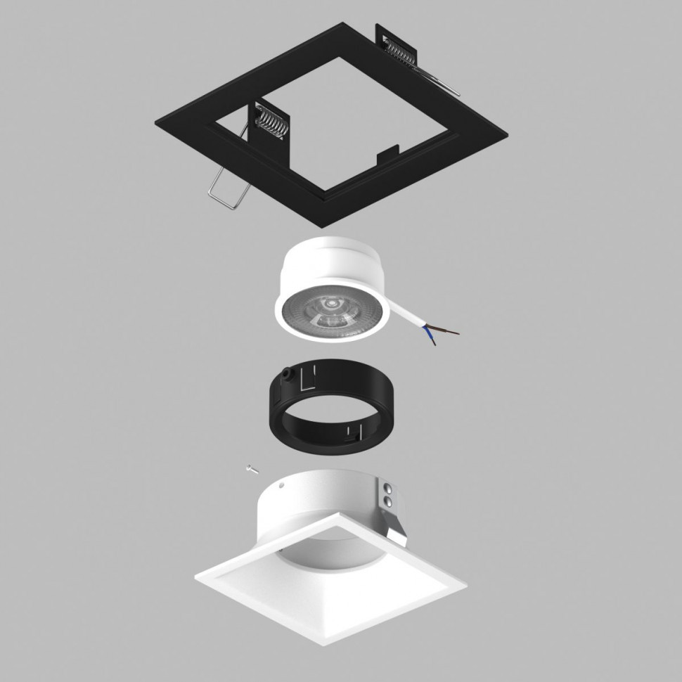 Встраиваемый светильник Lightstar Domino (214517+214506+214007) D51706BMOD