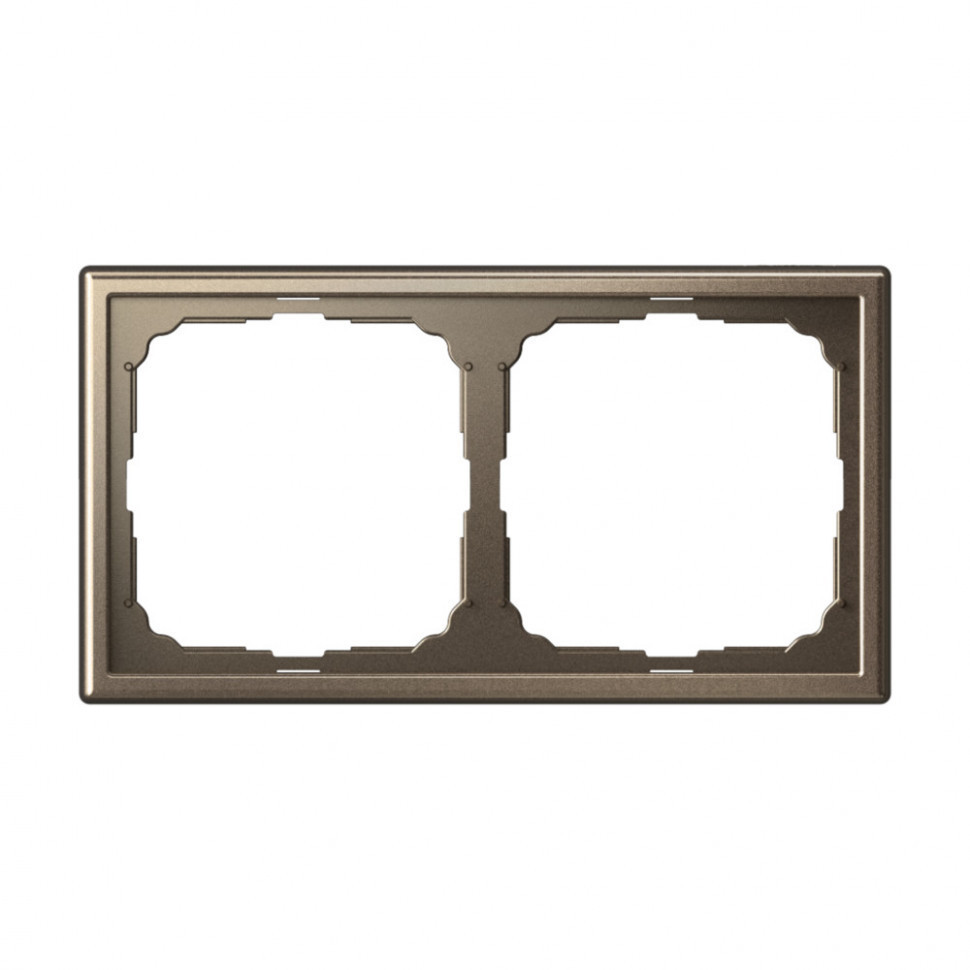 Рамка Schneider Electric Art Gallery на 2 поста, мокко GAL000602