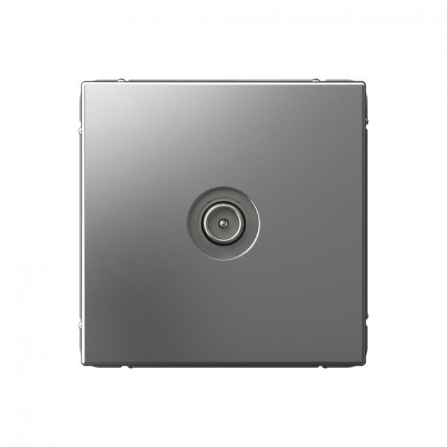 Розетка TV 1DB Schneider Electric Art Gallery оконечная, Сталь GAL000991