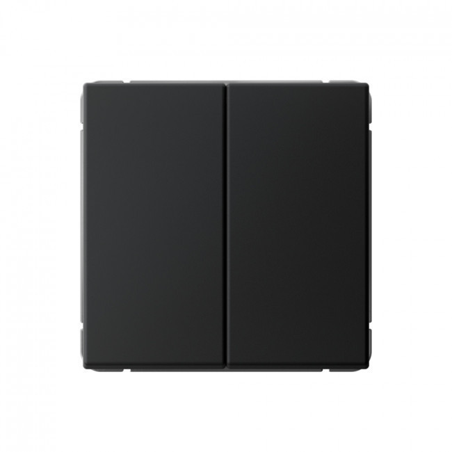 Переключатель двухклавишный Schneider Electric Art Gallery Карбон GAL001065