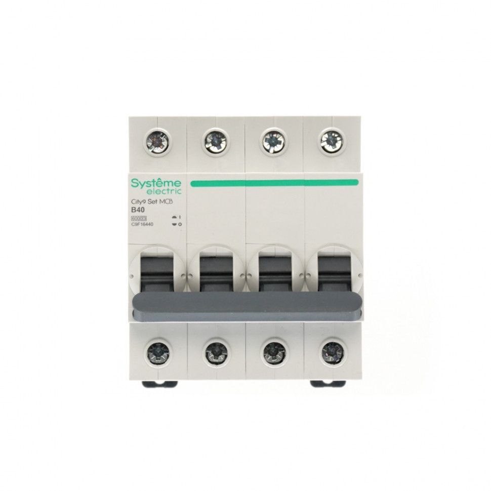 Автоматический выключатель (АВ) B 40А 4P 6kA 400В Systeme Electric City9 Set C9F16440