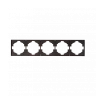 KRANZ Рамка STRONG 5-постовая антрацит KR-78-0755-5