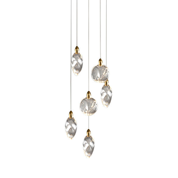 Подвесной светильник Delight Collection Colvin MT9176-6H titanium gold