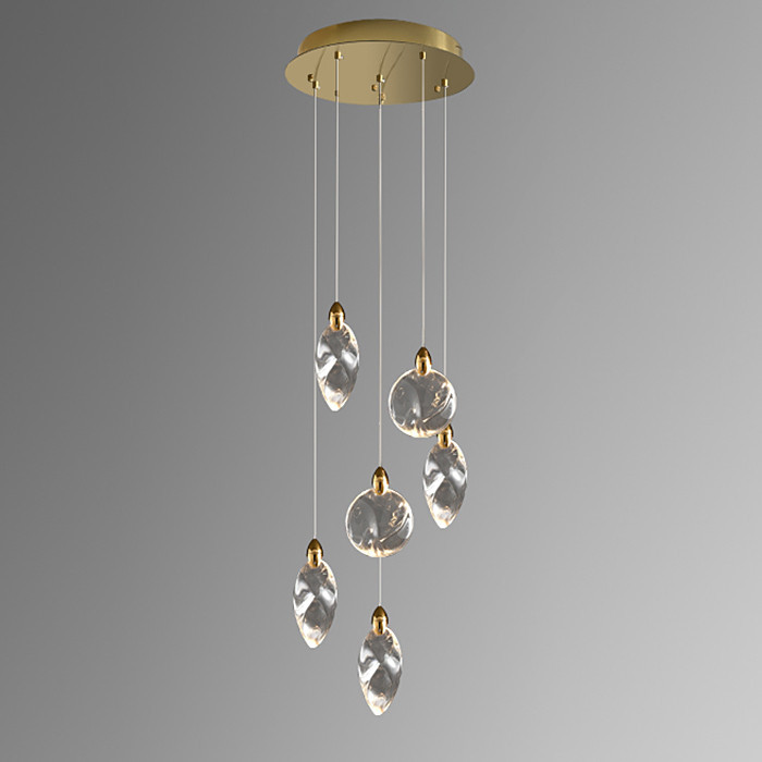 Подвесной светильник Delight Collection Colvin MT9176-6H titanium gold