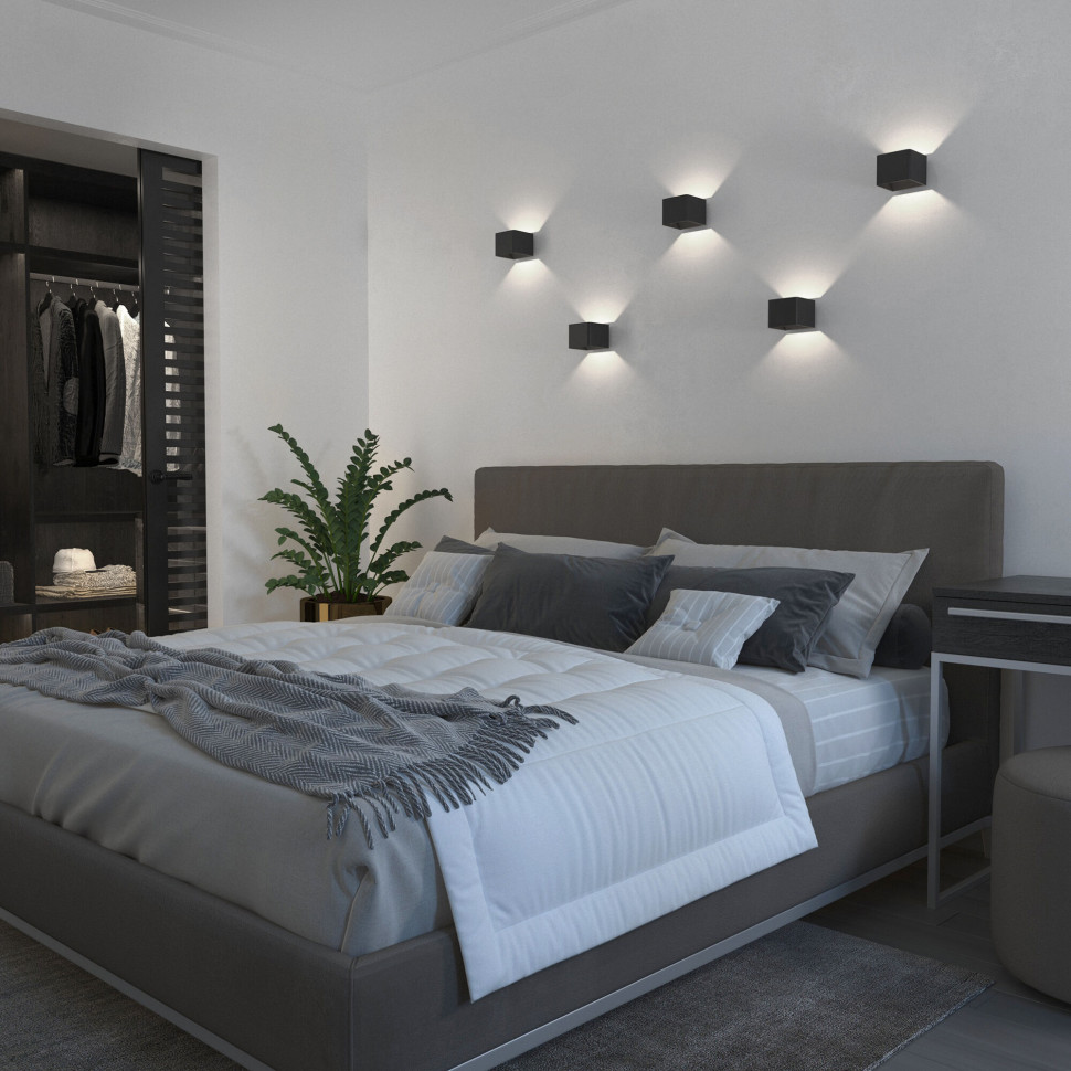 Настенный светодиодный светильник Corudo MRL LED 1060 черный