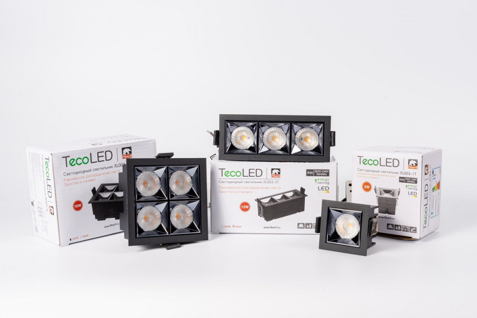 Встраиваемый светильник Fiberli XL003-1T 12130301
